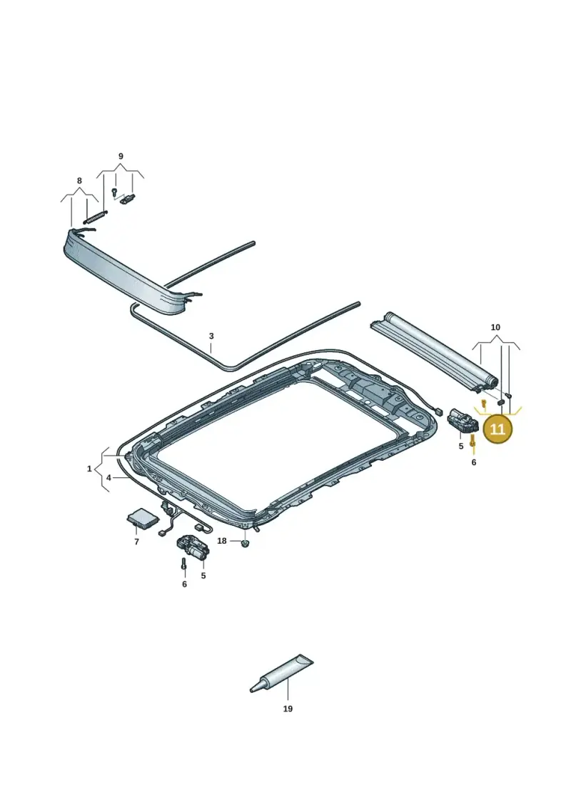 4M8877332 — Skoda Enyaq (2020-2021) diagram 50a877030, position 11