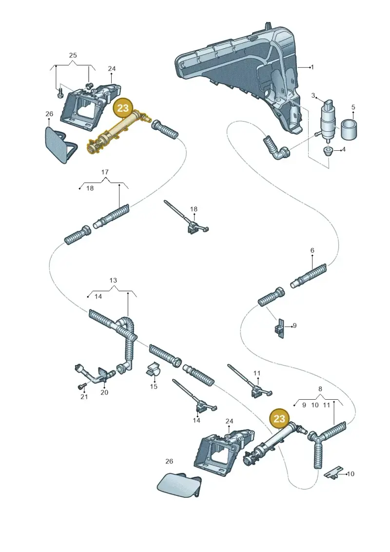 4M8955102 — Audi RS Q8 Quattro (2019-) diagram 429955040, position 23