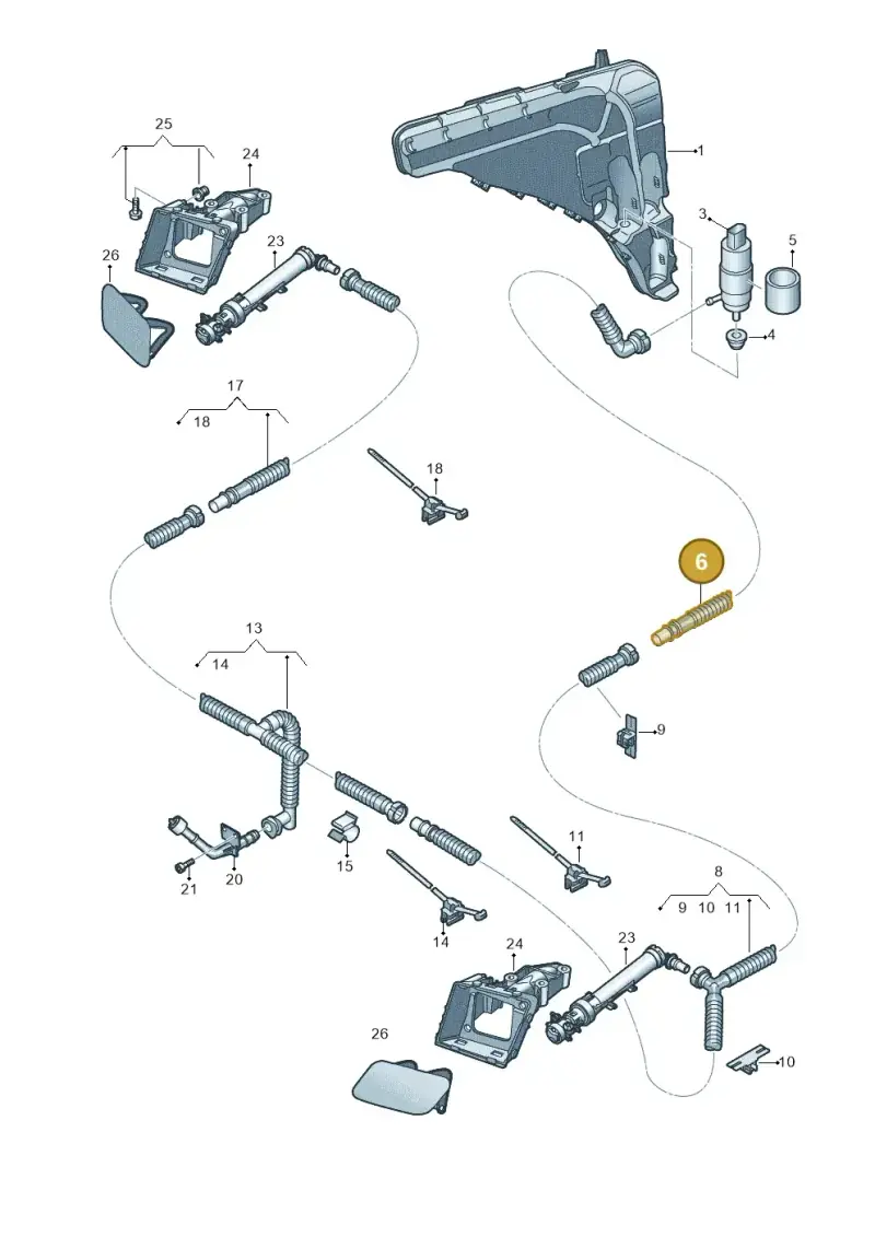 4M8955667 — Audi RS Q8 Quattro (2019-) diagram 429955040, position 6