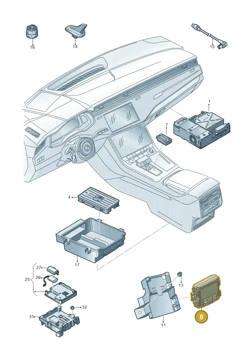 4N0035456B — Audi RS Q8 Quattro (2019-) diagram 429035055, position 8