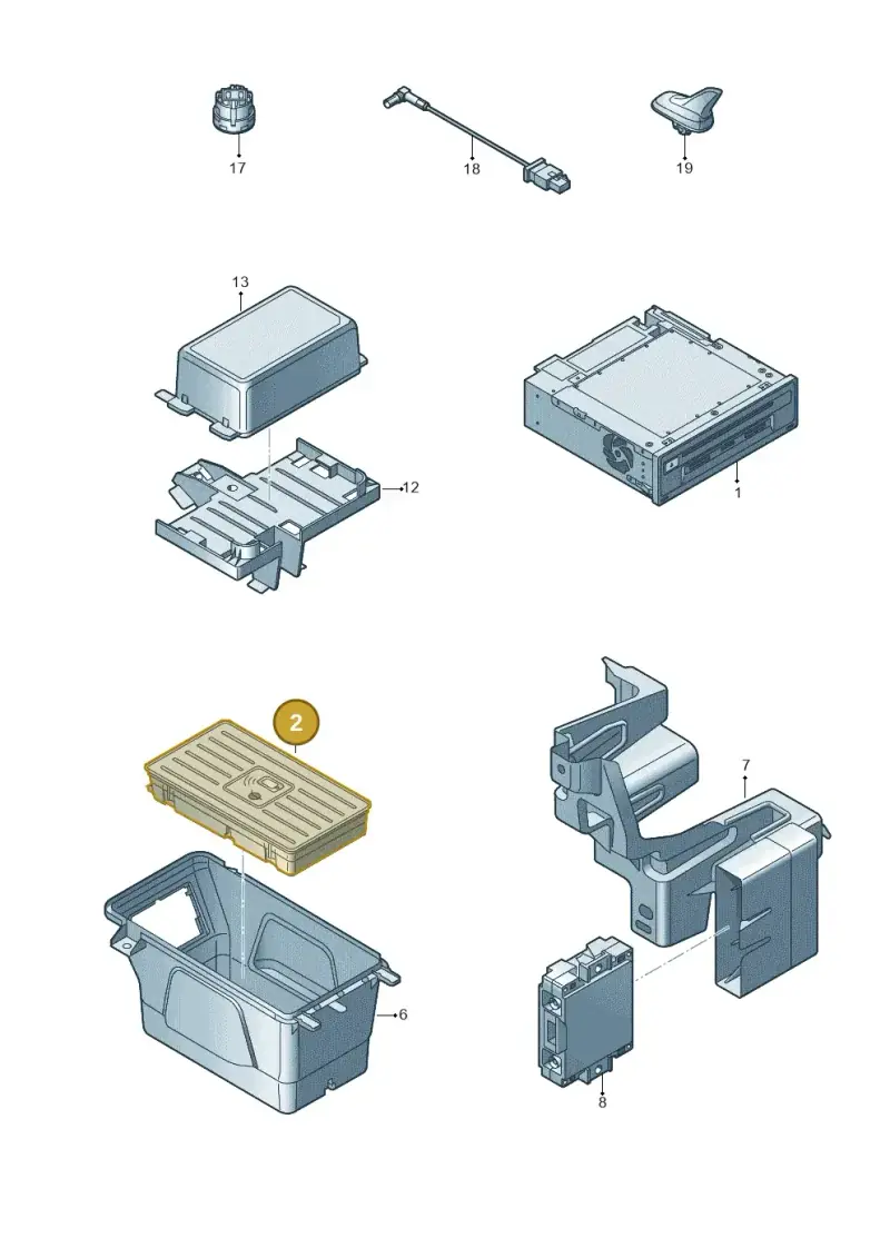 4N0035502B — Audi Q2 2.0 TDI (2016-2018) diagram 803035550, position 2