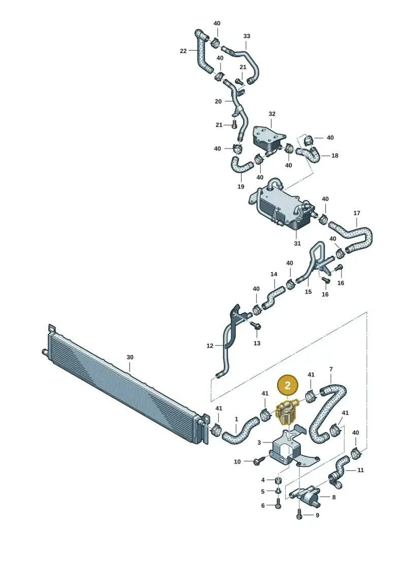 4N0121601A — Audi RS6 Avant (2019-) diagram 538121006, position 2