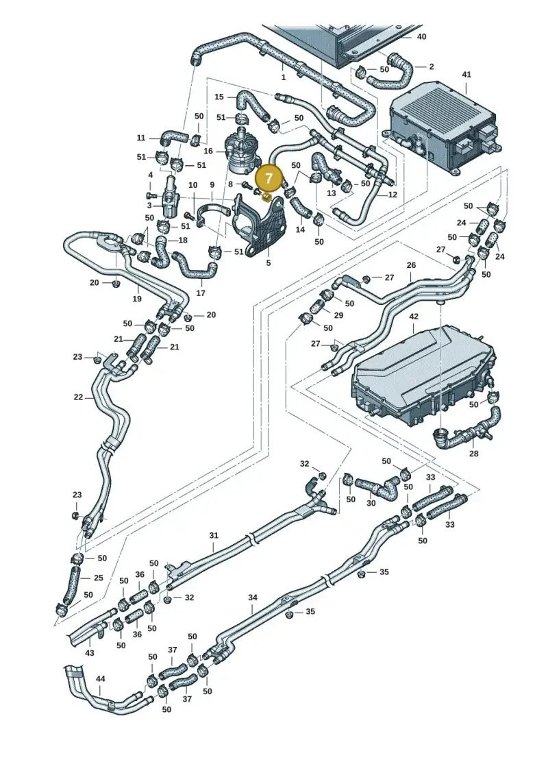 4N0129669B — Audi A6 2.0 (2018-) diagram 435121139, position 7