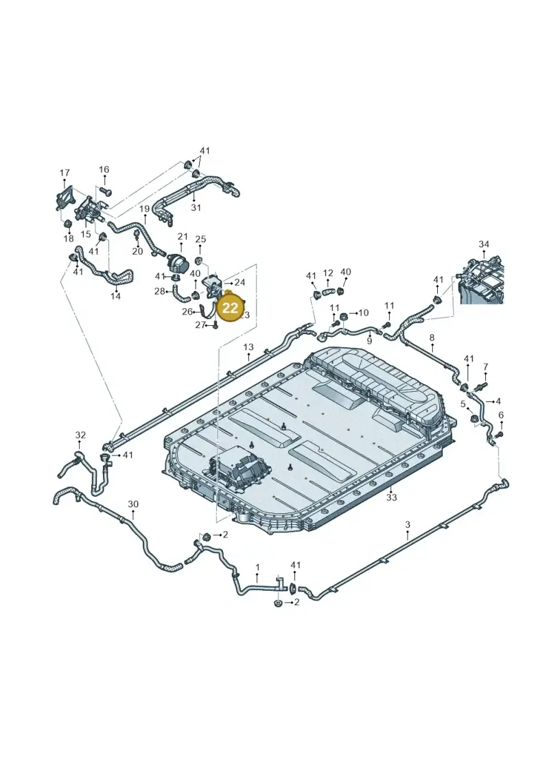 4N0129669B — Audi Q8 e-tron (2018-2020) diagram 586121010, position 22