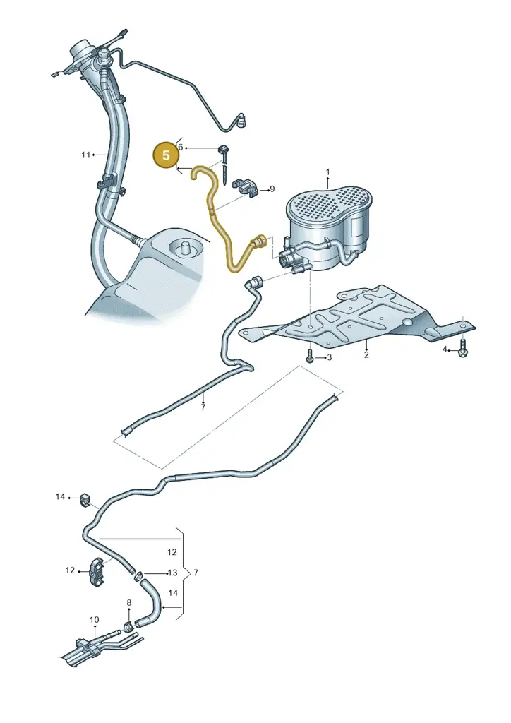 4N0131959F — Audi A8L (2017-2022) diagram 838201800, position 5