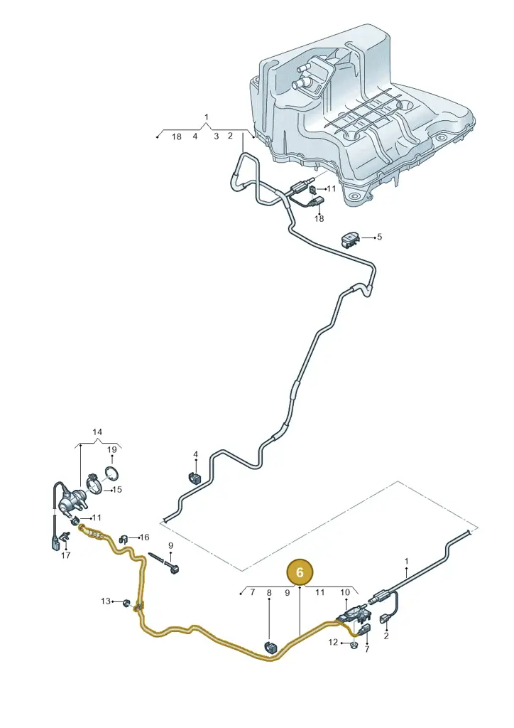 4N0131960G — Audi A8 (2017-2025) diagram 838201700, position 6