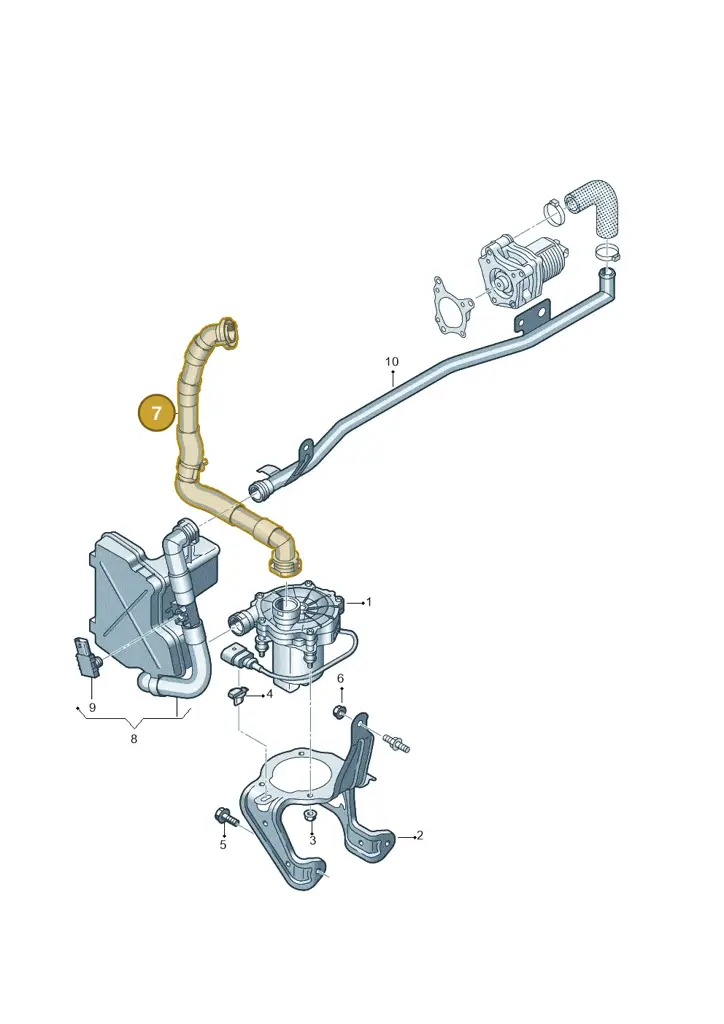 4N0133771E — Audi A8L (2017-2022) diagram 430131100, position 7