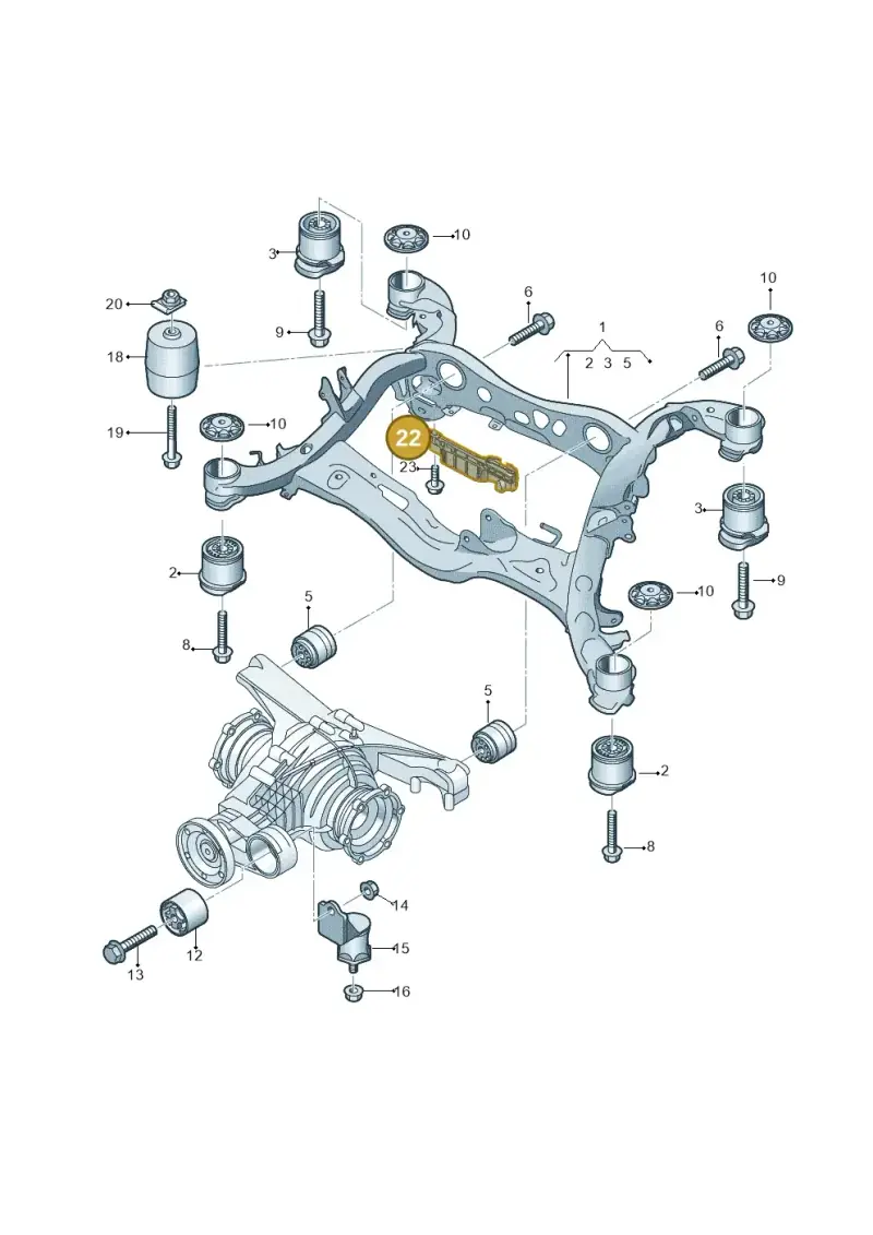 4N0505219A — Audi RS6 Avant (2019-2025) diagram 838505050, position 22
