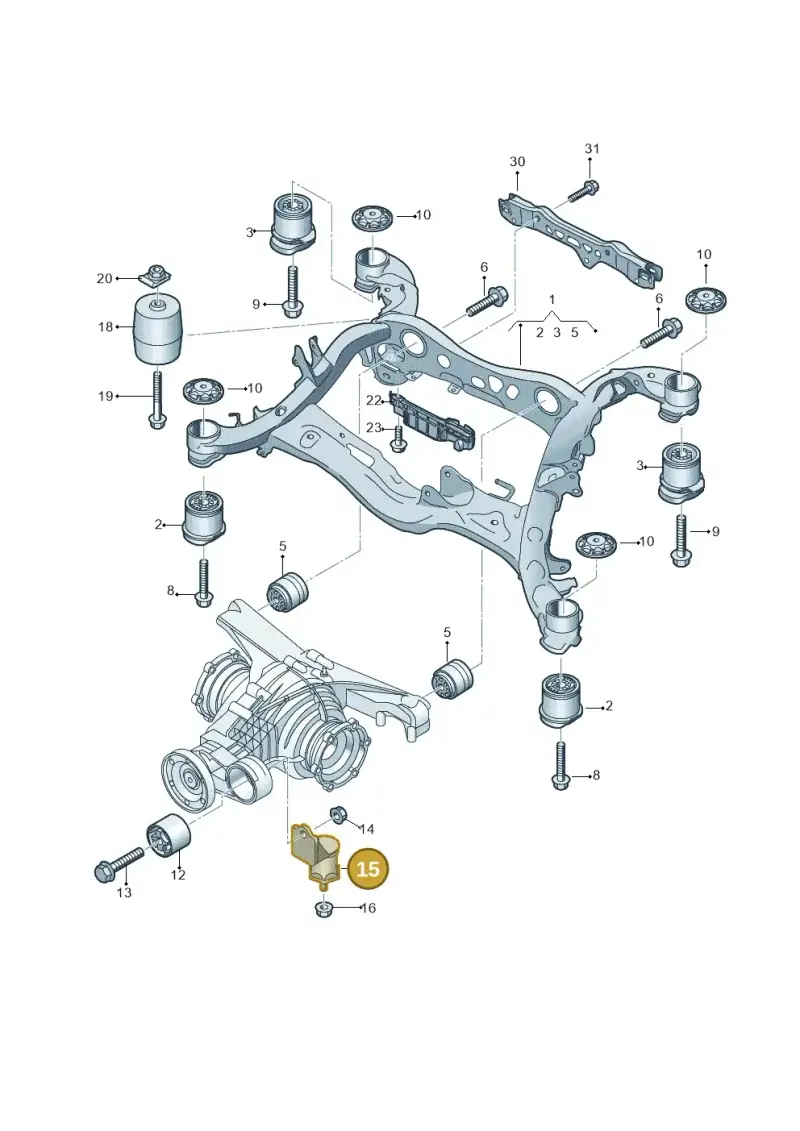 4N0599273C — Audi A6 2.0 (2018-) diagram 430505010, position 15