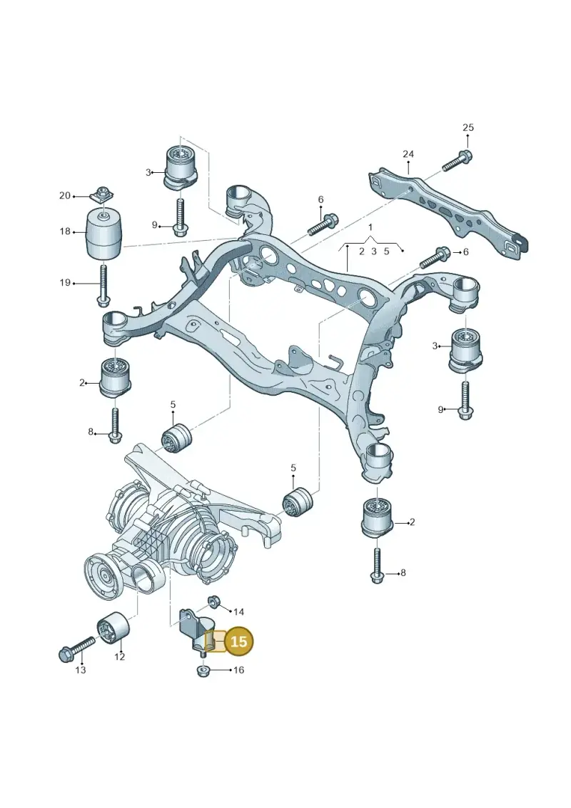 4N0599273C — Audi A8L (2017-2022) diagram 896505100, position 15
