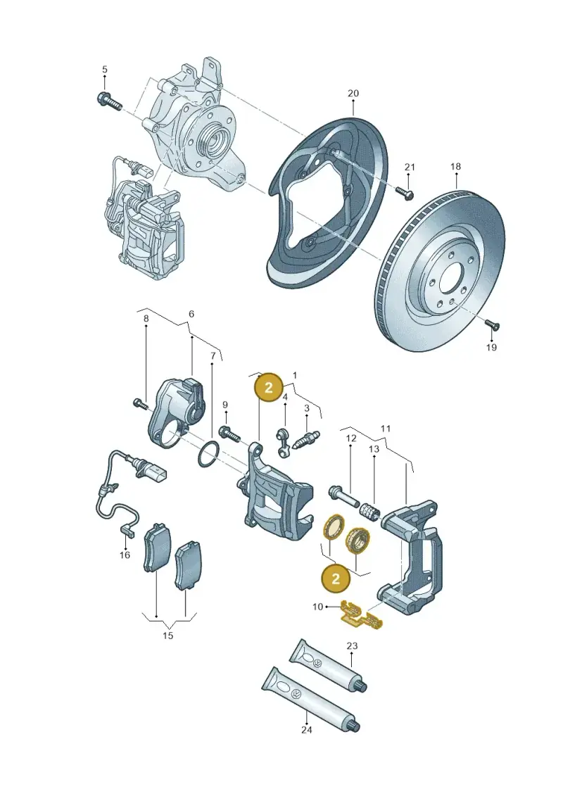 4N0698671A — Audi A5 Limo 2.0 (2024-) diagram 8wk615060, position 2