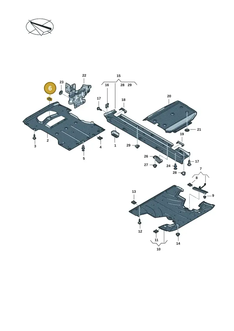 4N0825429 — Audi Q6 e-tron (2023-) diagram f5s825000, position 6