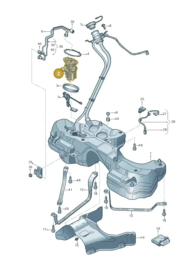 4N0919088A — Audi RS4 Avant (2017-) diagram 847201200, position 2