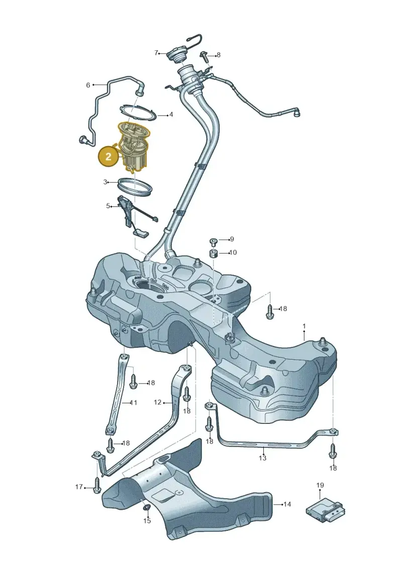 4N0919088A — Audi RS4 Avant (2017-) diagram 847201000, position 2