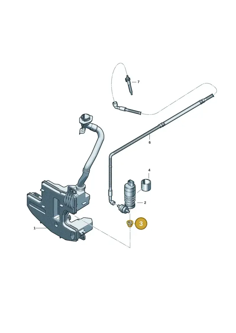 4N0955465 — Audi A5 Limousine (2024-2025) diagram 8wh955030, position 3