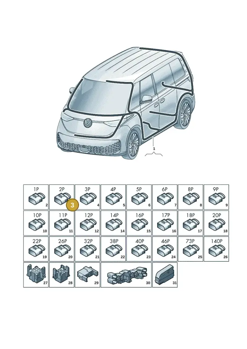 4N0973323A — Volkswagen ID. Buzz (2022-2025) diagram 15a972000, position 3