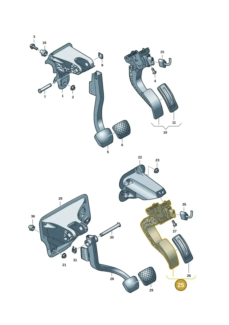 4N2723523E — Audi Q6 e-tron (2023-2025) diagram f5s723250, position 25