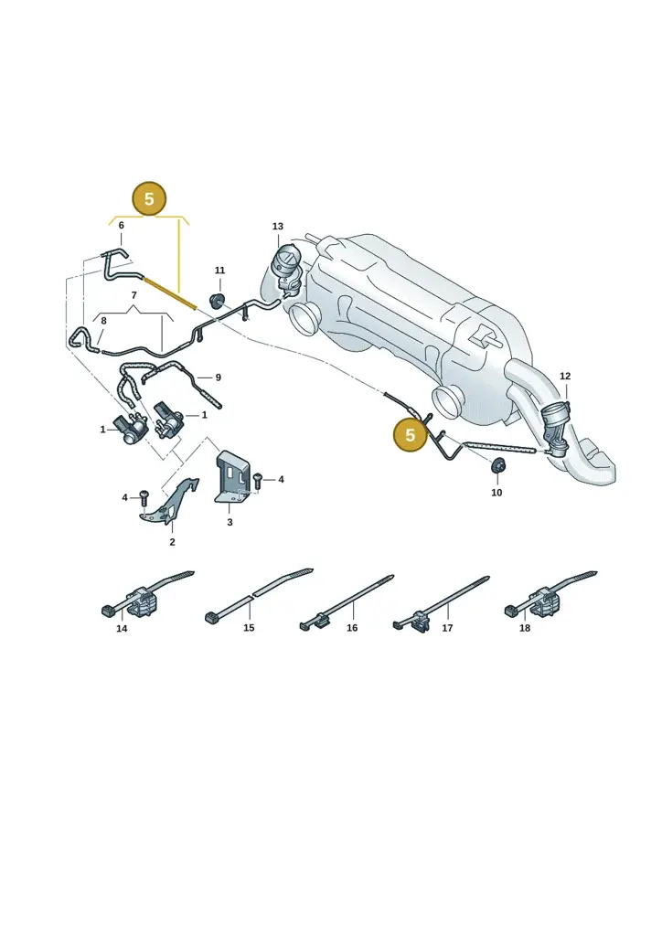 4S0131385C — Audi R8 Spyder (2015-2024) diagram 872131801, position 5