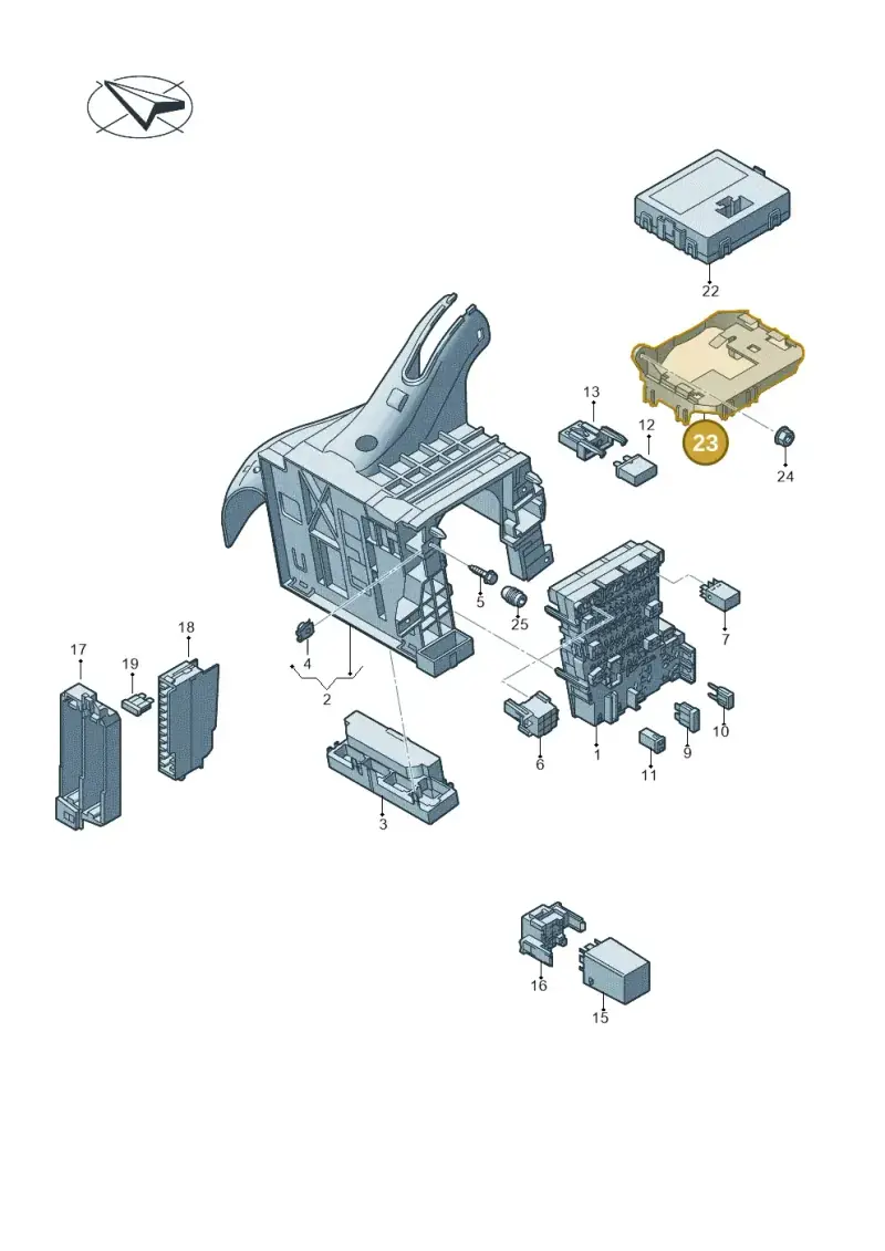 518971856 — Audi RSQ3 Sportback (2019-2024) diagram 745937000, position 23