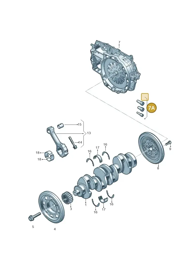 5C0998152 — Audi A3 Sportback (2019-2021) diagram 745105090, position 7A