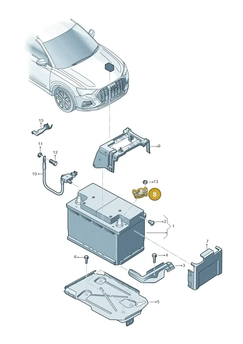 5C6915135A — Audi Q4 Sportback (2021-2022) diagram 89a915000, position 8