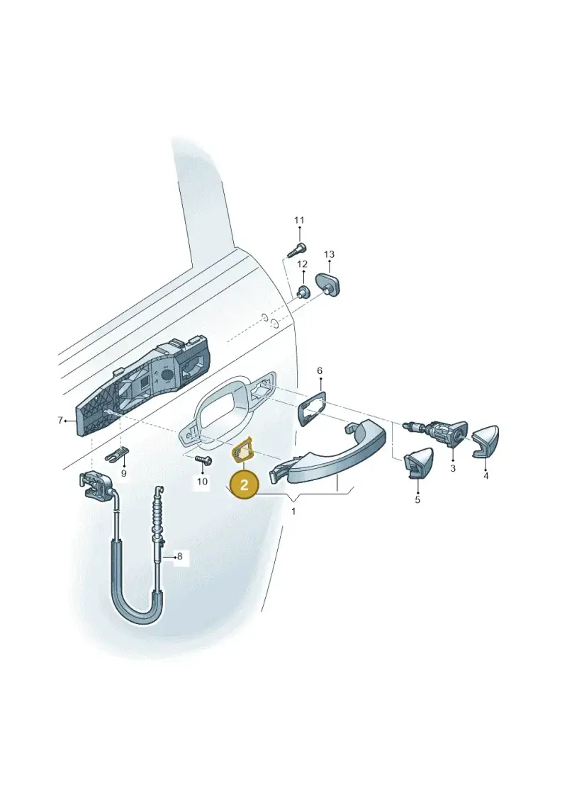 5G0837209B9B9 — Audi RSQ3 Sportback (2019-2024) diagram 597837000, position 2