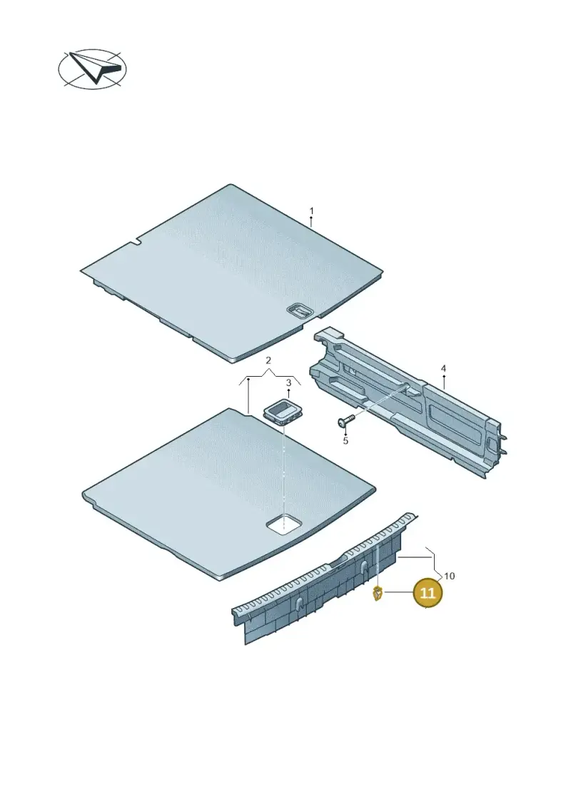 5G0867276 — Audi Q4 Sportback (2021-2022) diagram 89a863800, position 11