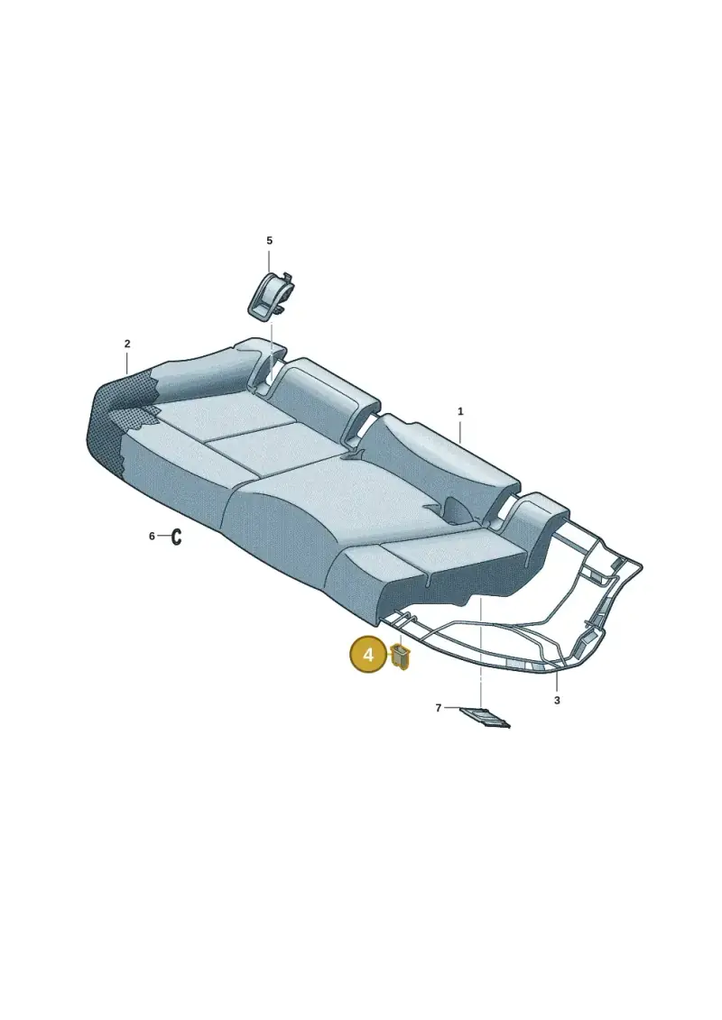 5G0886373 — Audi A5 Limo 2.0 (2024-) diagram 8wh885000, position 4