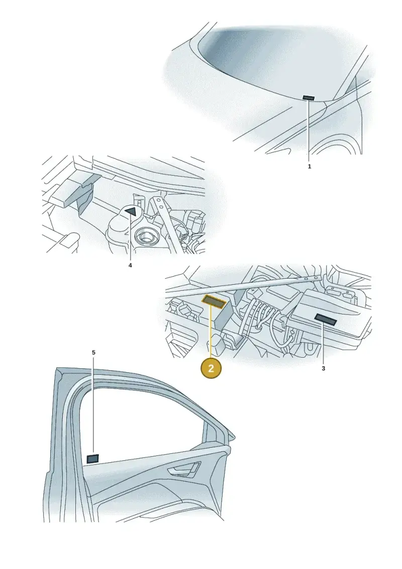 5GE010001 — Audi Q4 Sportback (2021-2022) diagram 89a010015, position 2