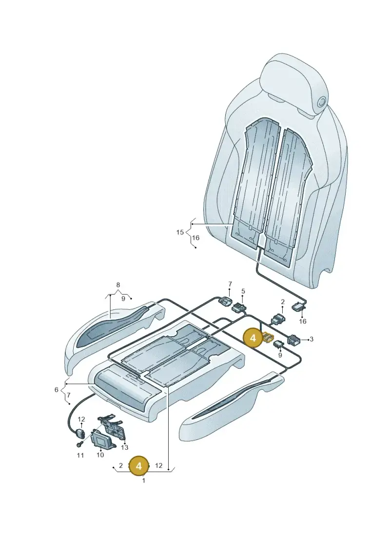 5K0972713 — Audi Q3 quattro (2018-2019) diagram 597963050, position 4