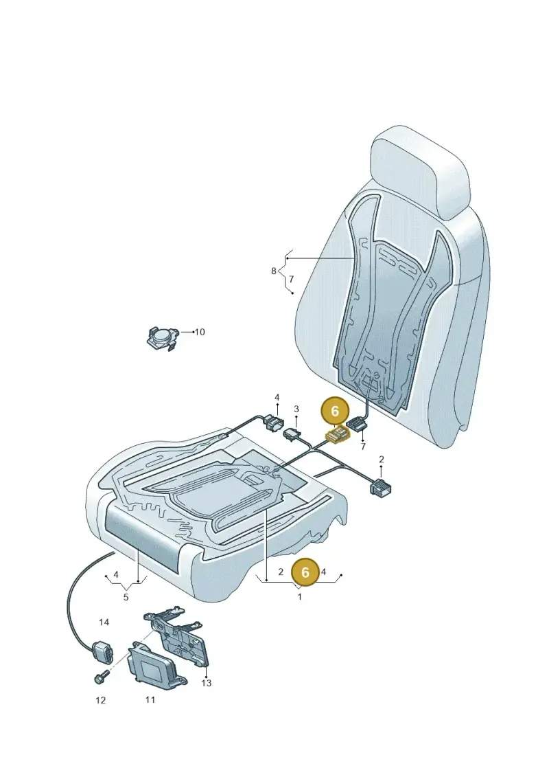 5K0972713 — Audi Q8 Quattro 3,0 (2018-) diagram 859963000, position 6
