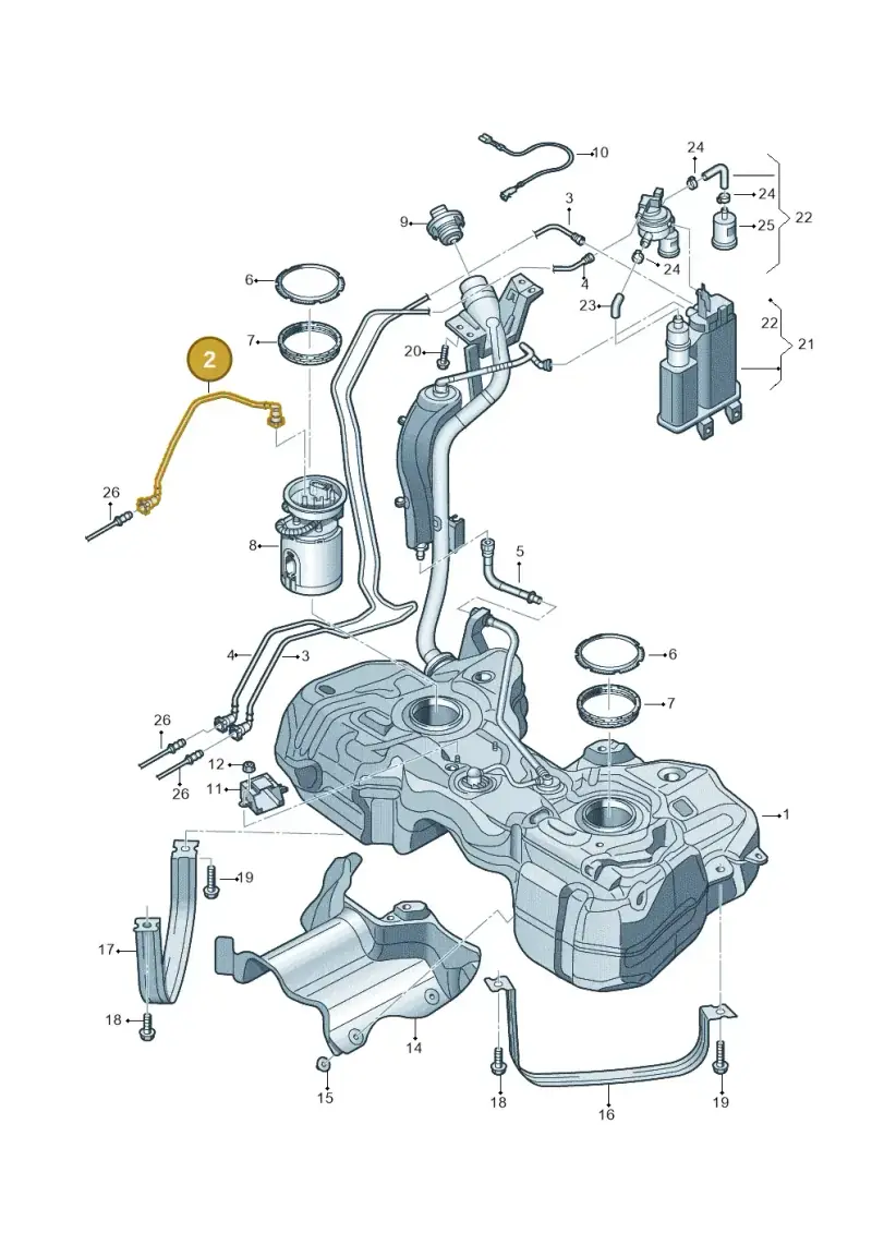 5N0201293N — Audi Q3 2.0 TDI (2014-2019) diagram 719201450, position 2