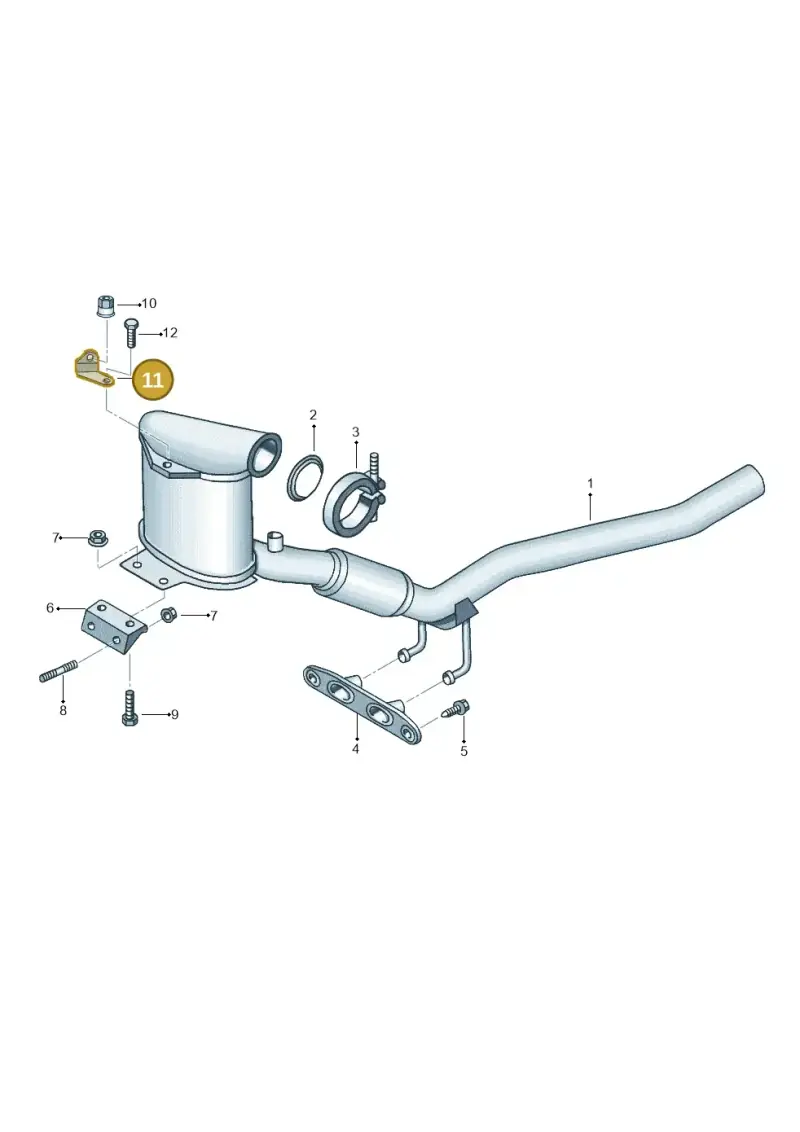 5N0253463 — Audi Q3 2.0 TDI (2014-2019) diagram 855253650, position 11