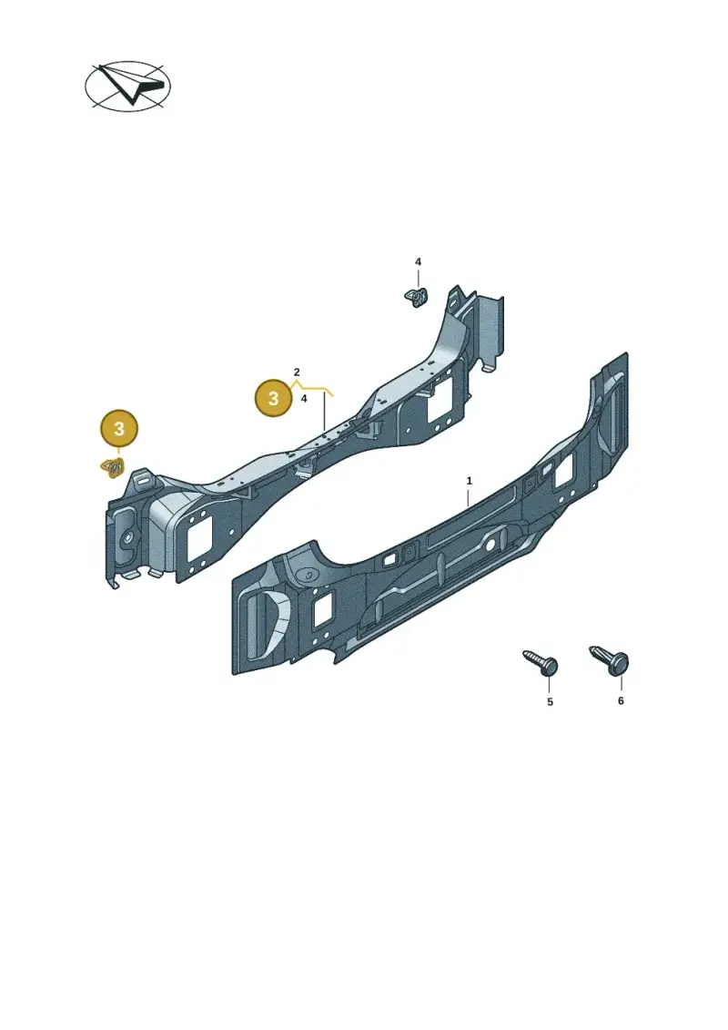 5NA803849A — Audi Q6 e-tron (2023-) diagram f5s813000, position 3