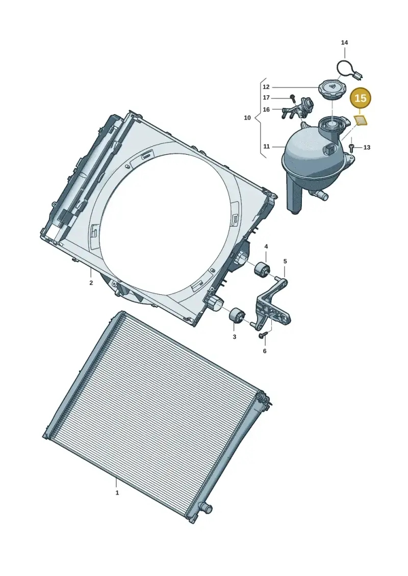 5Q0010001A — Audi Q6 e-tron (2023-) diagram f5s121070, position 15
