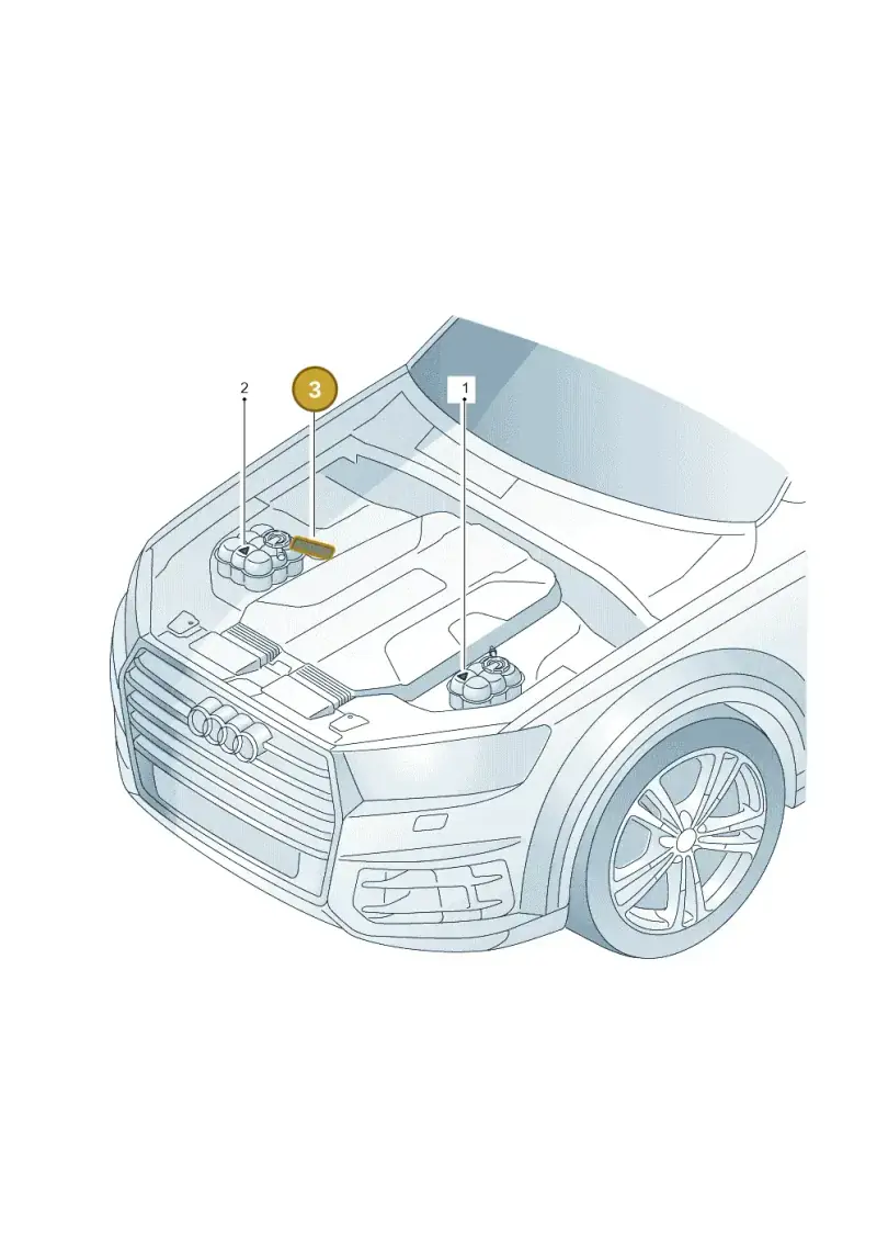 5Q0010001F — Audi Q7 qu. 3.0 TDI (2015-2019) diagram 859010150, position 3