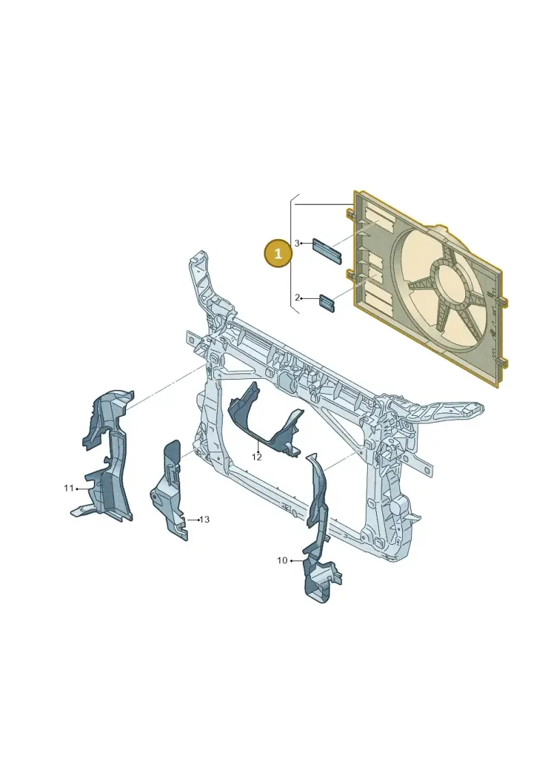 5Q0121205AR — Audi A3 Sportback (2012-2016) diagram 745121660, position 1