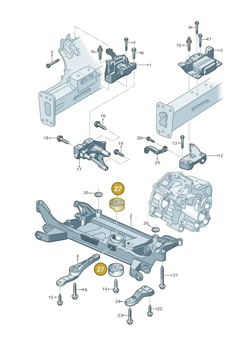 5Q0198037B — Audi A3 Sportback (2016-2020) diagram 745199550, position 27