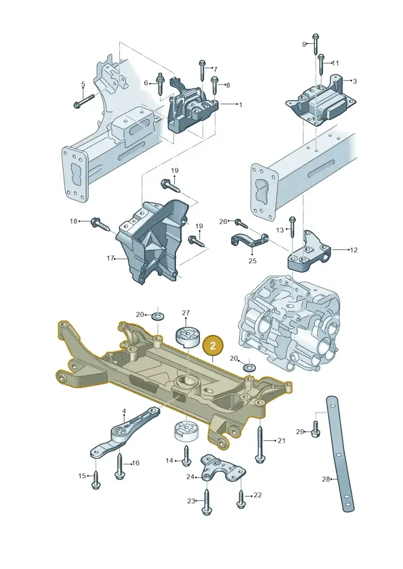 5Q0199369G — Audi A3 Cabrio (2016-2020) diagram 778199100, position 2