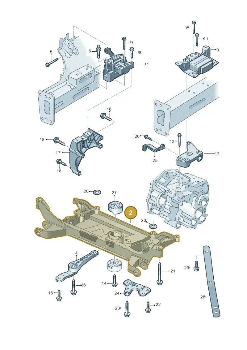 5Q0199369G — Audi A3 Cabrio (2016-2020) diagram 778199200, position 2