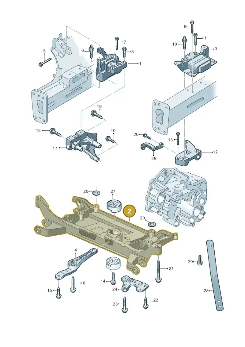 5Q0199369G — Audi A3 Cabrio (2016-2020) diagram 778199550, position 2