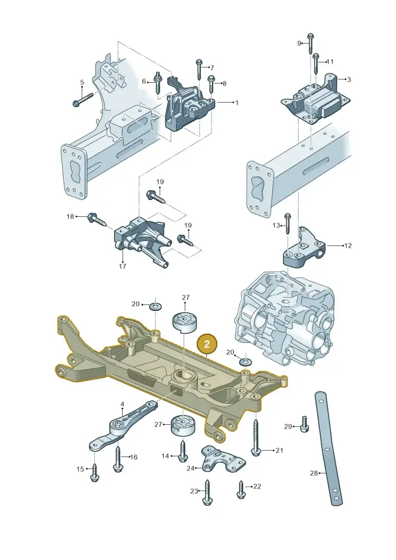 5Q0199369G — Audi A3 Cabrio (2016-2020) diagram 778199600, position 2