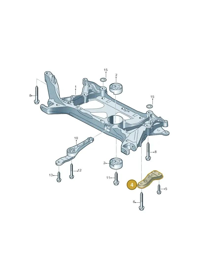 5Q0199518E — Audi A3 Sportback (2019-2021) diagram 793199100, position 4