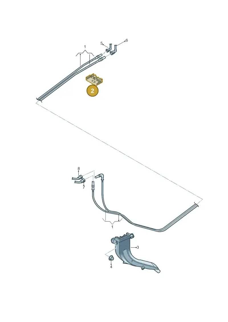 5Q0201449E — Audi RS3 Limousine (2017-2020) diagram 746201200, position 2