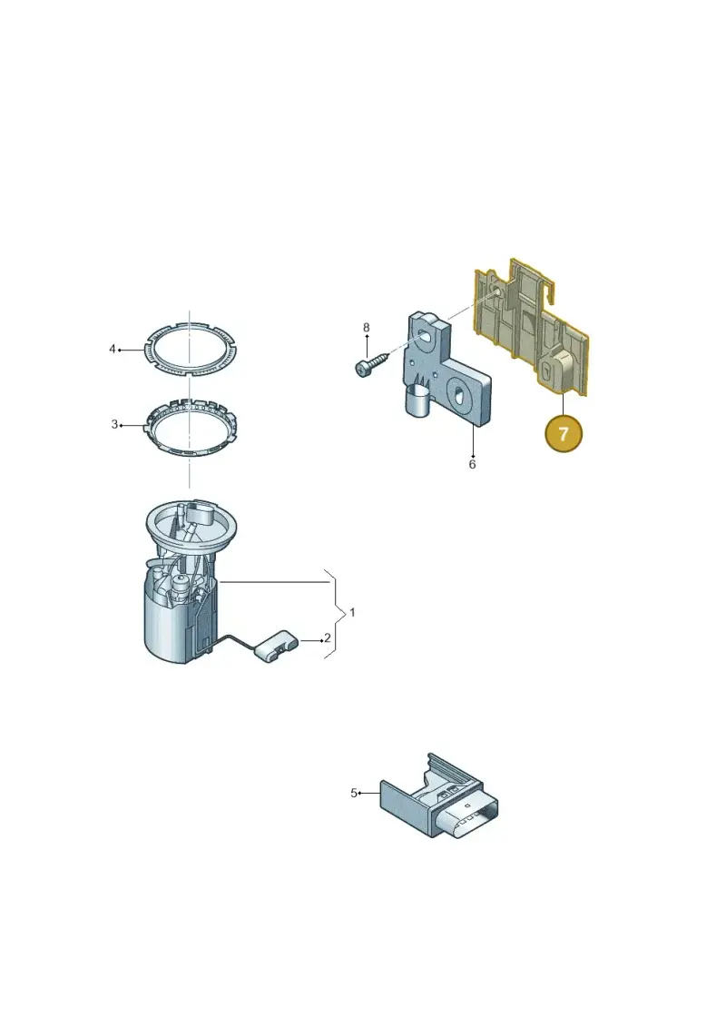 5Q0201898 — Audi A3 Sportback (2012-2016) diagram 745919310, position 7