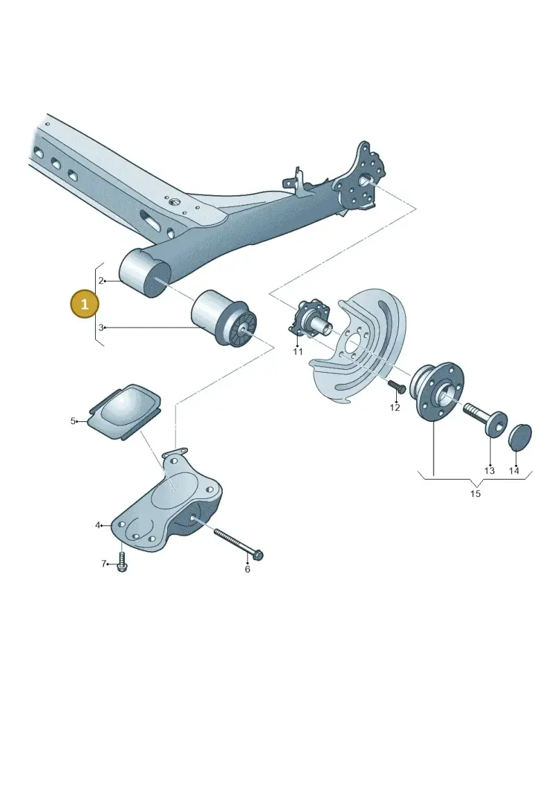 5Q0501049BJ — Audi A3 Sportback (2016-2020) diagram 745500200, position 1