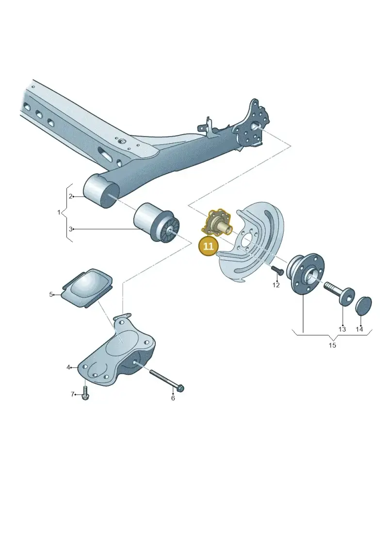 5Q0501117A — Audi A3 Sportback (2016-2020) diagram 745500200, position 11
