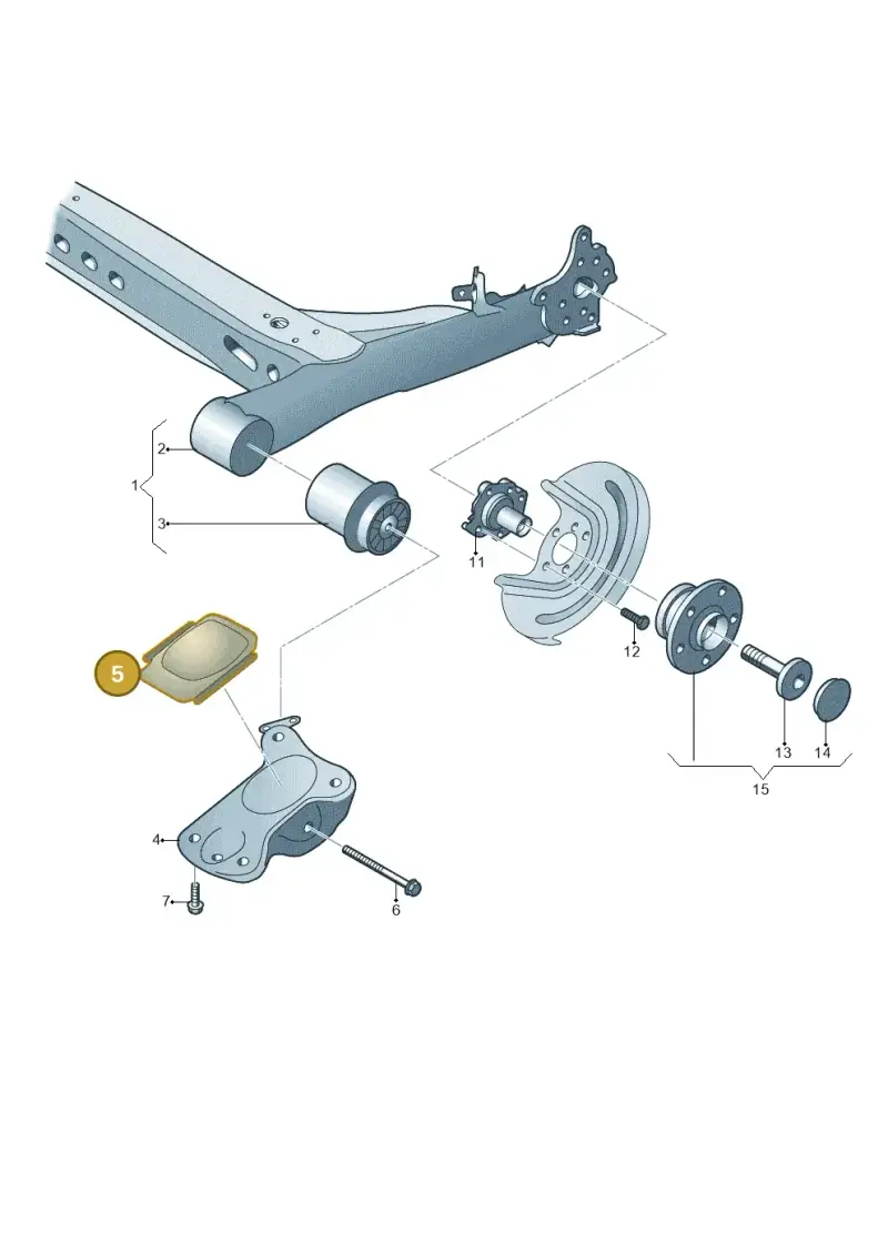 5Q0501475 — Audi A3 Sportback (2016-2020) diagram 745500200, position 5