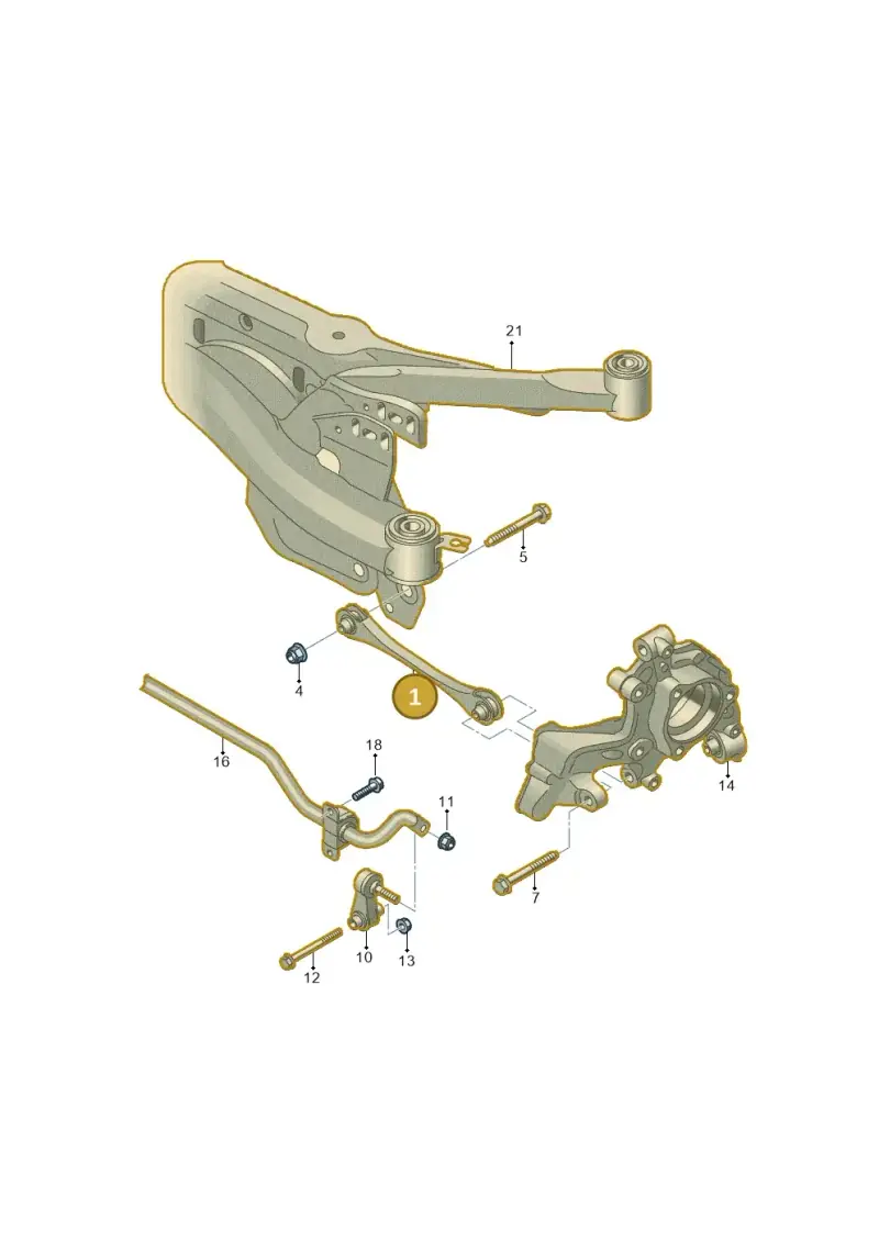 5Q0501529E — Audi RSQ3 Sportback (2019-2024) diagram 745501300, position 1