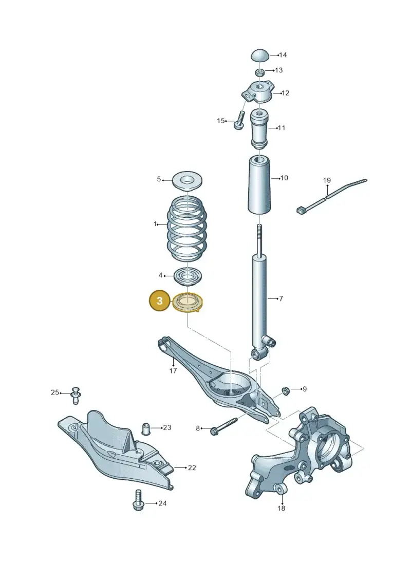 5Q0512297F — Audi RSQ3 Sportback (2019-2024) diagram 746511150, position 3